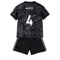 Arsenal Benjamin White #4 Fotballklær Bortedraktsett Barn 2022-23 Kortermet (+ korte bukser)